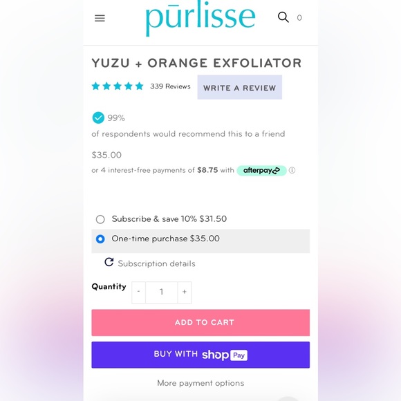 PURLISSE YUZU +ORANGE EXFOLIATOR and PURLISSE DRAGONFRUIT+NIACINAMIDE EXFOLIATOR - Picture 16 of 16